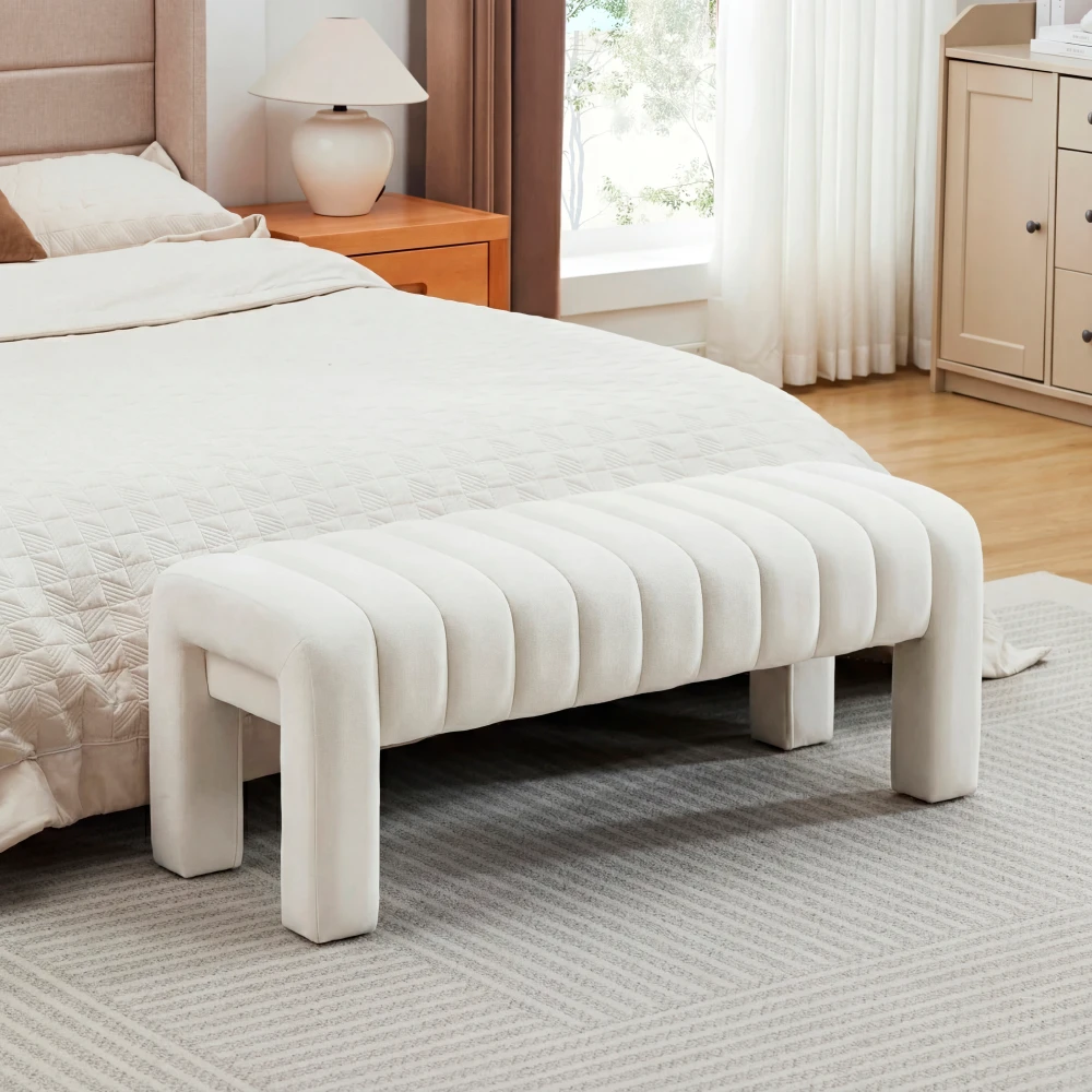 banca-pie-de-cama-boucle-blanco-dormitorio-homzzy