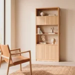 biblioteca-alta-madera-roble-escandinava-homzzy-haven