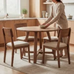mesa-comedor-roble-redonda-minimalista-homzzy-mikao