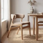Silla comedor contemporánea escandinava Delmonta madera | Homzzy
