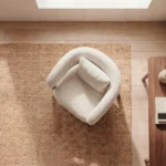 poltrona-contemporanea-tela-boucle-sala-homzzy-lorent