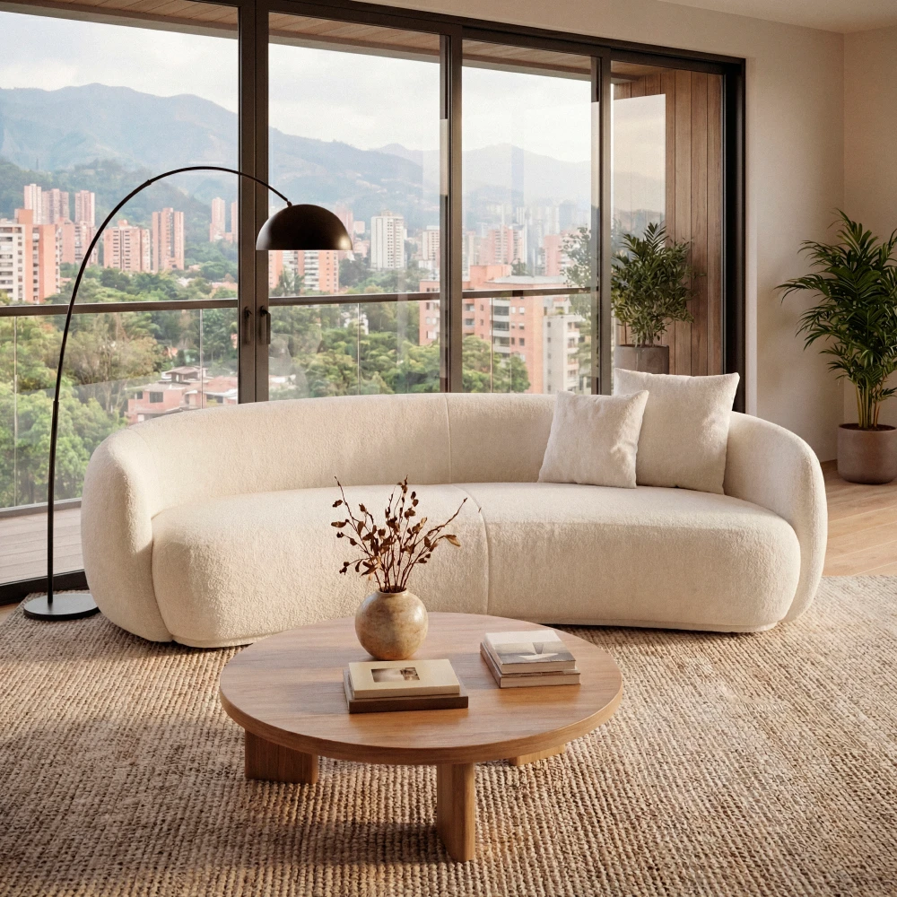 sofa-boucle-sala-forma-escultorica-homzzy-livorno