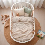 cuna-bebe-madera-roble-escandinava-blanca-homzzy-dreamland-bogota