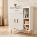 comoda-armario-infantil-multifuncional-roble-cajones-puertas-homzzy-wexford