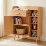 comoda-armario-infantil-multifuncional-roble-cajones-puertas-homzzy-wexford