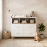 comoda-cambiador-bebe-4-cajones-madera-roble-homzzy-marnie-cartagena