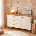 comoda-bebe-bicolor-puerta-3-cajones-madera-roble-homzzy-mireille-bogota