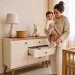 comoda-bebe-bicolor-puerta-3-cajones-madera-roble-homzzy-mireille-bogota