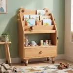librero-infantil-forma-oso-madera-roble-homzzy-ludo-cali