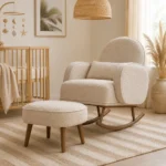 sillon-mecedor-lactancia-boucle-crema-puf-madera-nogal-homzzy-solveig-cali