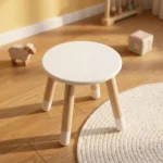 set-mesa-redonda-banco-infantil-madera-roble-blanca-homzzy-fenwick