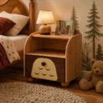 mesita-noche-nino-madera-roble-oso-decorativo-cajones-homzzy-liesel