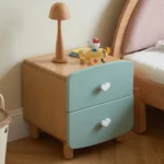 mesita-noche-nino-nubes-coloridas-madera-roble-cajones-homzzy-emberlyn