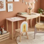 silla-infantil-madera-roble-respaldo-arcoiris-homzzy-isadora-bogota