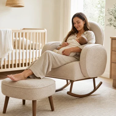 Sillón mecedor Solveig