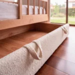 cama infantil boucle crema madera roble cuarto nino homzzy bowery