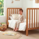cuna madera roble natural habitacion bebe iluminada homzzy aevum